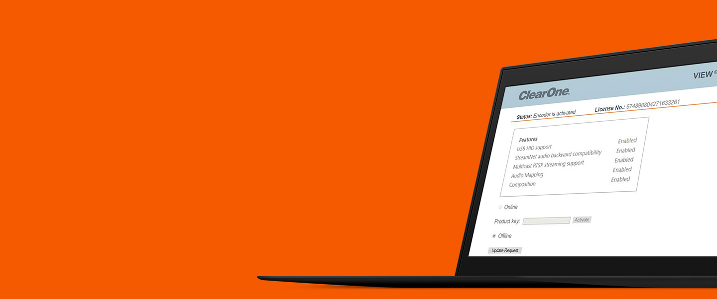 ClearOne VIEW® Pro RTSP/ UDP Stream License
