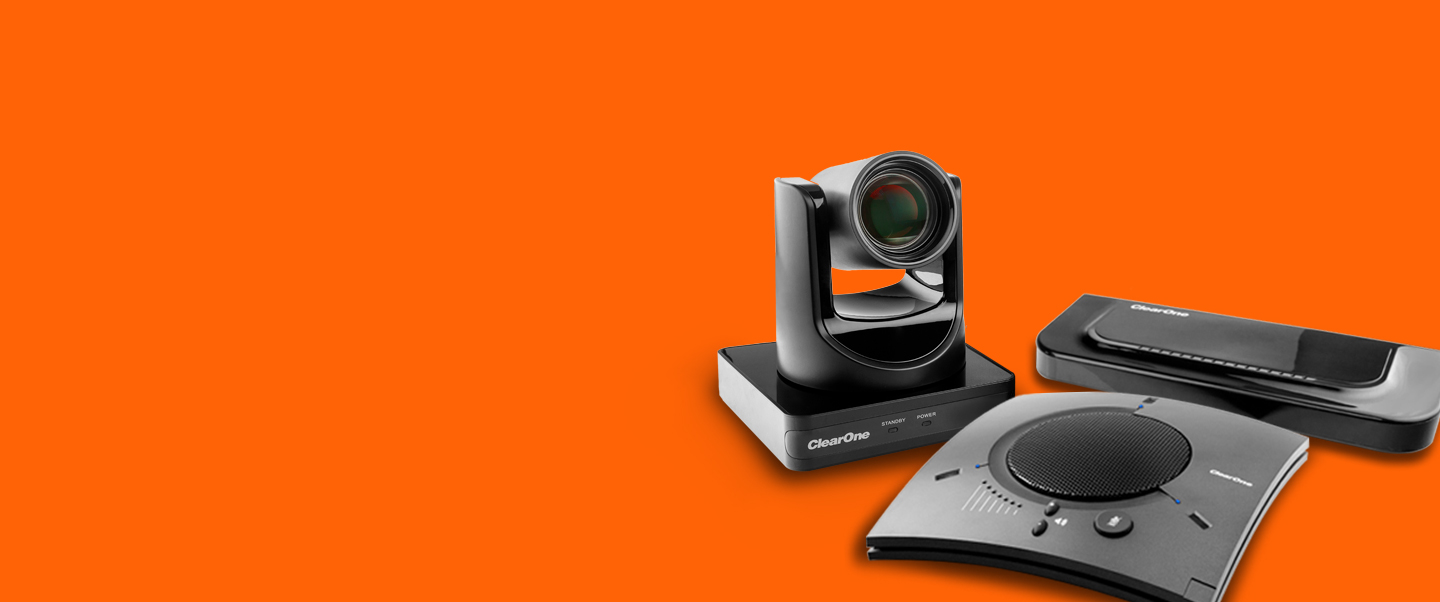 ClearOne COLLABORATE® Versa 150, to add unequaled audio, and HD video to any cloud-based collaboration solutions.