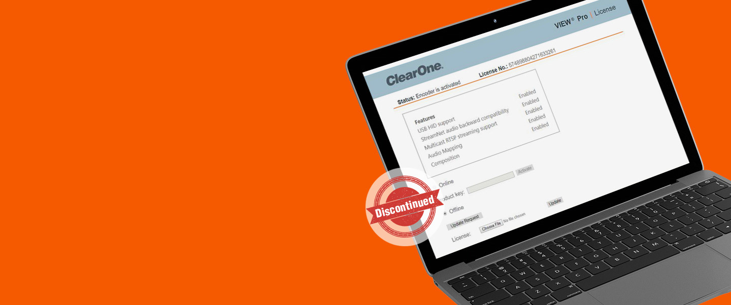 ClearOne VIEW® Pro Audio License