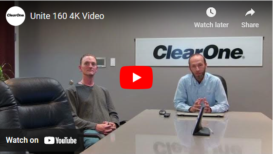 Video Demonstration of UNITE® 160 4K PTZ Camera.