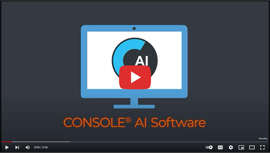 clearone console ai software download