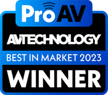 Winner of the 2023 Pro AV Best in Market Award Program