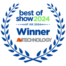 ISE 2024 Best of Show, AV Technology Award for Dialog® UVHF wireless microphone system